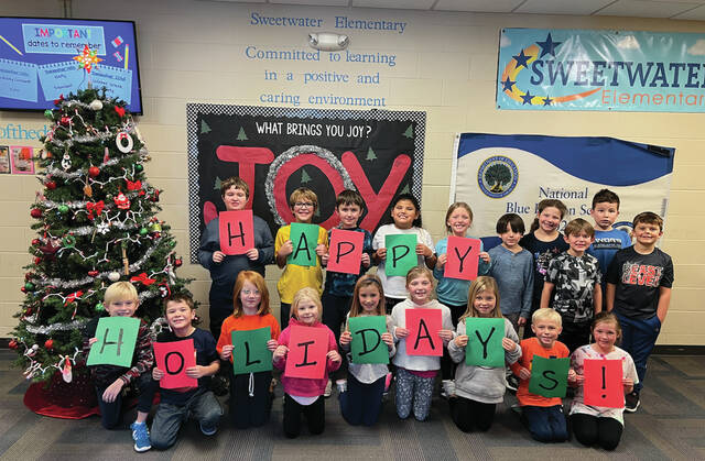 129213443_web1_Sweetwater-kids-
Mrs. Braathens 2nd grade class from Sweetwater Elementary School in Devils Lake wants to wish everyone in the Lake Region Happy Holidays! Students from the Devils Lake School system are on break until Jan. 3, 2023.