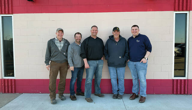 129640209_web1_unpopped-colonels-
Shown here are some of the Unpopped Colonels - the LLC who purchased Devils Lakes movie theater and their manager/remodeler Peter Foss. They are from left to right, Dean Bittner, Peter Foss, Jeff Teubner, Marco Tollefson and Patrick Streyle.