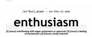 Blonde on the Prairie says “Try enthusiasm’