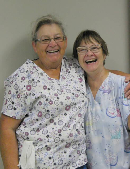129826484_web1_footcare-ladies-
(from left) Sharon Hartl and Denice Hanson provide a unique service for the people of all ages of Devils Lake and the Lake Region at the Devils Lake Senior Center; foot care.