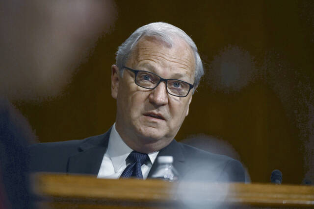 130203200_web1_armstrong
Sen Kevin Cramer, R-ND, speaks during a hearing, May 20, 2020 on Capitol Hill in Washington. <em>(Kevin Dietsch/Pool via AP, File)</em>