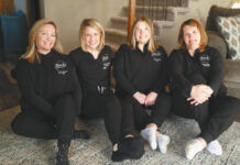 
			
				                                New Clinic Staff: from L to R: Melissa Ackre RN, Dr. Jessica Larson DNP, FNP-C, Jenna Lagein MA, and Dr. Carlee Thomson DNP, FNP-C.
 
			
		
