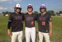 
			
				                                Left to right: Karsen Simon, Dane Hagler, Parker Simon (Photo via Karsen Simon on Facebook)
 
			
		
