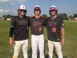 
			
				                                Left to right: Karsen Simon, Dane Hagler, Parker Simon (Photo via Karsen Simon on Facebook)
 
			
		