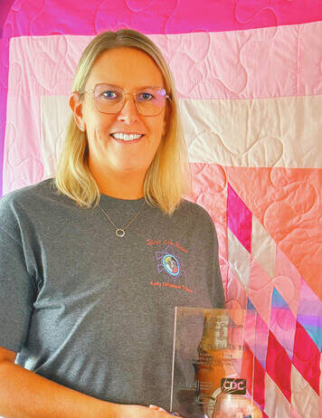
			
				                                Spirit Lake Nurse Sarah O’Connell in CDC Immunization Champion for 2025. (photo submitted by Spirit Lake Tribe Public Relations director, Vicki M. Alberts.
 
			
		