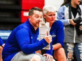 
			
				                                LRSC head volleyball coach Steve Waddell. (Photo by Noah Clooten)
 
			
		