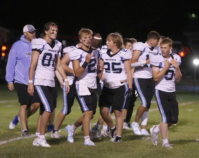 
			
				                                2025 New Rockford-Sheyenne/Maddock Rockets (Photo courtesy of New Rockford Transcript)
 
			
		