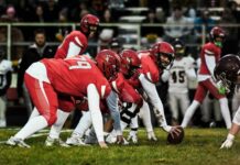 Lake Region sports roundup: Oct. 31 – Nov. 3
Devils Lake vs. Grand Forks Central in Division AA football quarterfinals on Oct. 31 (Photo by Cameron Carlson)