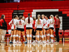 Devils Lake volleyball team’s season ends in marathon five-setter against Grafton
Photo by Cameron Carlson