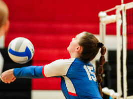 Benson County drops final two sets 30-28, 28-26 in region semifinal loss to Park River/Fordville-Lankin
Lacie Fautsch (Photo by Noah Clooten)