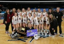 Langdon Area/Munich erases 2-0 match deficit to win sixth state volleyball championship
Photo by Mojo Hill