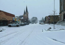 First Major Snow of the Season Comes to Devils Lake