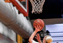 Devils Lake girls’ basketball beats Rugby to even up early-season record
Tylie Brodina (Photo by Cameron Carlson)