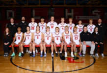 
			
				                                The 2025-26 Devils Lake boys basketball team. (Photo via NDHSAA)
 
			
		