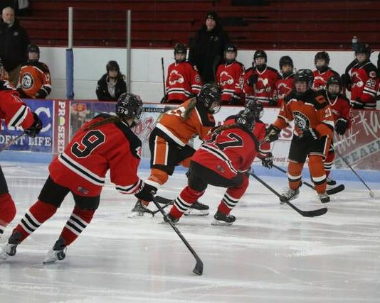 
			
				                                Devils Lake girls hockey faces the Dickinson Mavericks on Saturday, Dec. 20. (Photo by Mojo Hill)
 
			
		