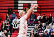 
			
				                                Talan Gregory locks in for a shot. (Photo by Cameron Carlson)
 
			
		