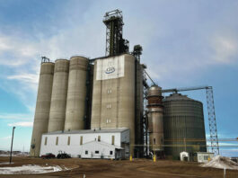 
			
				                                A man died Jan. 14, after becoming trapped in a pit at the CHS Elevator on Hwy. 2 near Devils Lake. (Photo by Mark C. Robinson)
 
			
		