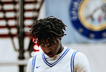 Four Winds/Minnewaukan now the overwhelming No. 1 in Division A boys’ basketball
Senior Marial Deng has been one of the linchpins in Four Winds/Minnewaukans success. (Photo by Cameron Carlson)
