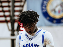 
			
				                                Senior Marial Deng has been one of the linchpins in Four Winds/Minnewaukans success. (Photo by Cameron Carlson)
 
			
		