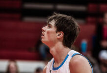 LRSC to host basketball games in Cando, Fort Totten
Dane Hagler locks in for a free throw. (Photo by Cameron Carlson)