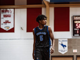 
			
				                                Marial Deng hit the game-winning shot in Four Winds/Minnewaukans comeback win over Kindred on Saturday. (Photos by Cameron Carlson)
 
			
		