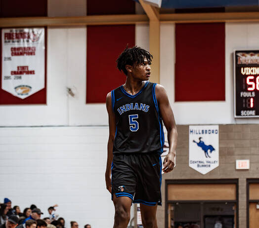 
			
				                                Marial Deng hit the game-winning shot in Four Winds/Minnewaukans comeback win over Kindred on Saturday. (Photos by Cameron Carlson)
 
			
		