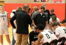 
			
				                                On Monday, Jan. 26, Nelson County boys basketball improved to 9-2 overall and 2-0 in district play with an upset win over No. 5 New Rockford-Sheyenne. (Photo by Mojo Hill)
 
			
		