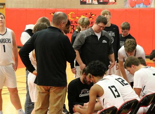 
			
				                                On Monday, Jan. 26, Nelson County boys basketball improved to 9-2 overall and 2-0 in district play with an upset win over No. 5 New Rockford-Sheyenne. (Photo by Mojo Hill)
 
			
		