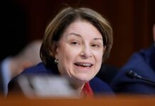 
			
				                                Sen. Amy Klobuchar (D-Minn.) speaks during a confirmation hearing before the Senate Judiciary Committee for Kash Patel, President Trumps choice for FBI director, at the Capitol in Washington, D.C. on Jan. 30, 2025. (AP Photo/Ben Curtis, File)
 
			
		