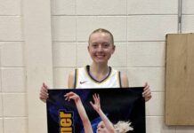 
			
				                                Aubrey Kenner surpassed the Benson County scoring record of 1,847 points during the Wildcats semifinal victory over St. John on Saturday in Maddock.
 
			
		