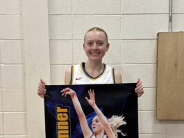 
			
				                                Aubrey Kenner surpassed the Benson County scoring record of 1,847 points during the Wildcats semifinal victory over St. John on Saturday in Maddock.
 
			
		