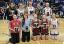 
			
				                                The 2026 All-District 4 girls basketball team.
 
			
		