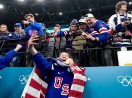 US hockey star Haley Winn’s brothers made viral videos to support women’s sports amid gold medal run