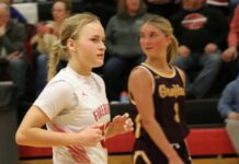 Firebirds go on 31-2 run to eliminate Grafton in Region 2 quarterfinals
Presley Brown decelerates between plays. (Photo by Mojo Hill)