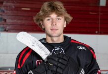 Three Firebirds named to all-state hockey teams
Weston Stromme (Photo by Pete Pederson)