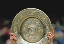 
			
				                                Steffi Graf, seen here in a happier time in this July 4, 1992 file photo as she laughs holding the ladies singles trophy on Wimbledons Centre Court after defeating Monica Seles 6-2, 6-1, to win her fourth Wimbledon championship in London. Seles had previously ended her 186 week-streak as the No. 1 womens tennis player in 1991. (AP Photo/Dennis Paquin)
 
			
		