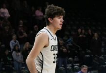 
			
				                                Nelson Countys Jaxson Joramo focuses during a state qualifier game in Fargo. (Photo by Mojo Hill)
 
			
		