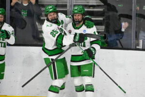 Viva Las Vegas! No. 2 North Dakota rolls No. 11/10 Quinnipiac, 5-0, punches ticket to NCAA Frozen Four