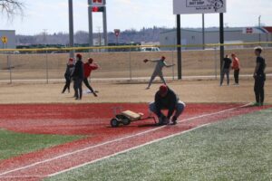 Photos: Devils Lake baseball team practices outside