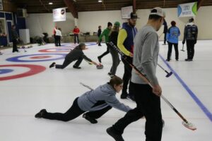 Scenes from the curling club’s year-end bonspiel