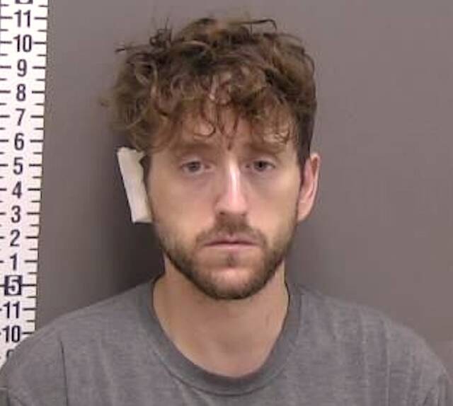 Ex-Devils Lake Police Officer Rey Hennen is currently being held in Cass County Jail awaiting criminal proceedings for multiple felony and misdemeanor charges.
                                 Photo provided by Cass County Corrections
