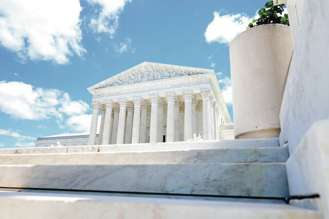 The U.S. Supreme Court is seen Friday, May 15, 2026, in Washington.
                                 AP Photo/Mariam Zuhaib