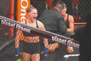 Athlete with ND roots, Rousey wins MMA bout with Carano
