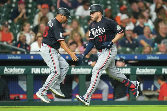 Twins hit 3 homers to back Matthews, then hold off Astros rally in 9th for 5-4 victory