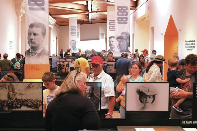 Theodore Roosevelt library opening recalls past, calls for civic engagement