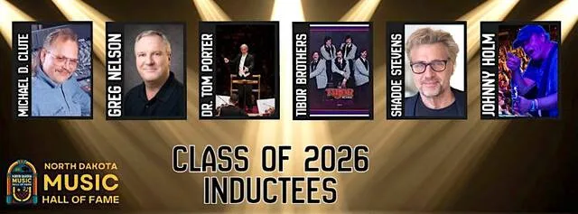 The 2026 inductees for the North Dakota Music Hall of Fame.
                                 Courtesy photo