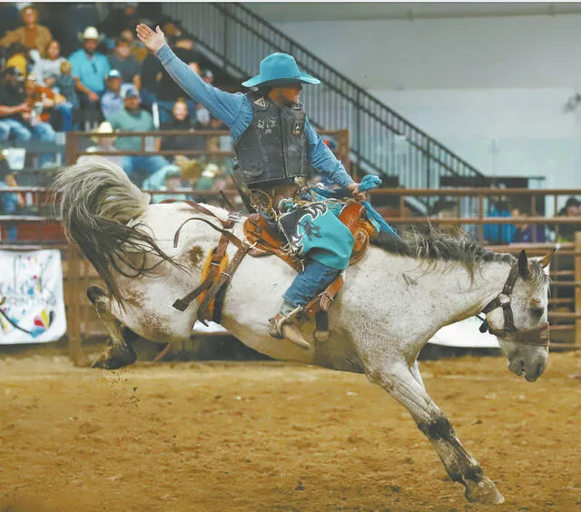 Scenes from previous Chute-Out Rodeos in Devils Lake.
                                 File photos