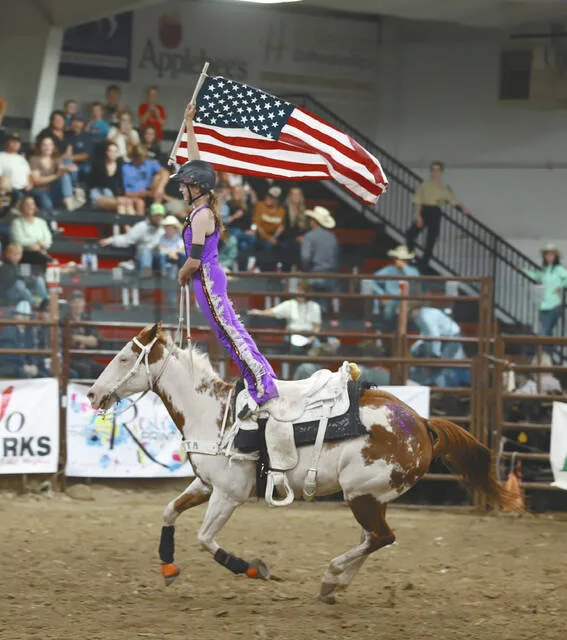Scenes from previous Chute-Out Rodeos in Devils Lake.
                                 File photos