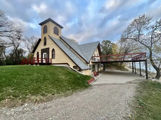Oct. 12, 2025 photo of St. Olafs Retreat Center on the outskirts of Devils Lake.
                                 Photo by Mark C. Robinson, DLJ