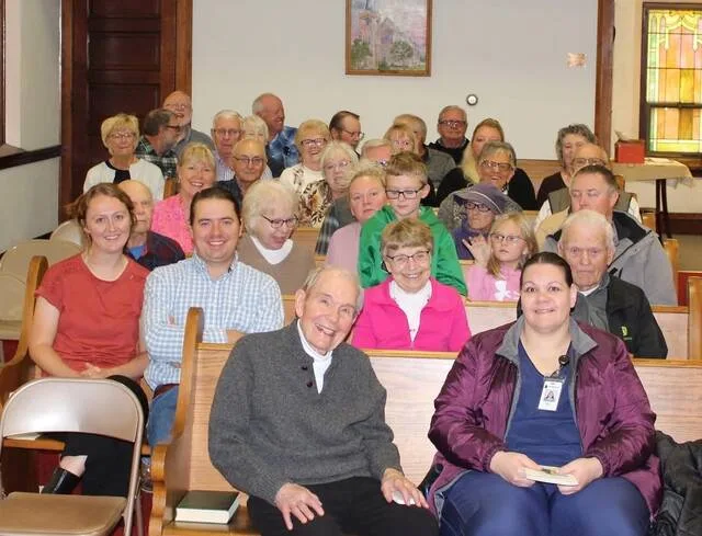 The final worship service of Calvary Lutheran Church in Oberon, ND